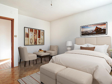 bed room - visualization (virtual furnishing proposal)