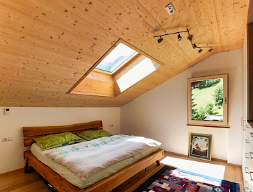 1. bedroom with roof window
