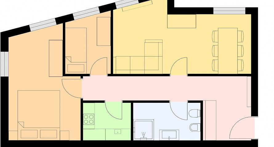 Sanierungsbedürftige 3-Z-Souterrain-Wohnung mit Garage Bild
