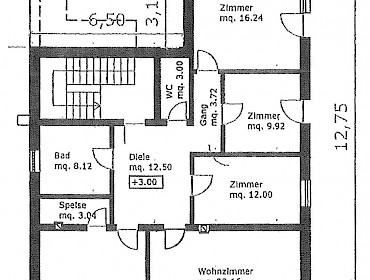 Grundriss Wohnung