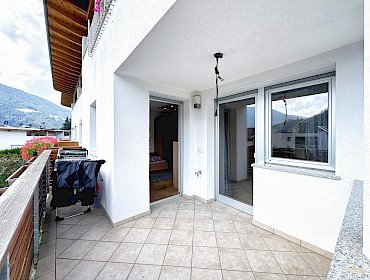 Balcony attached to the bedrooms