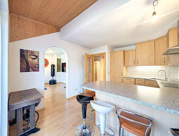 Küche mit Essbereich