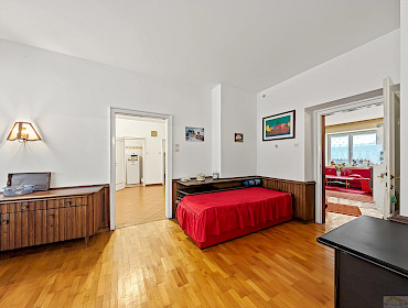 Living room with sofa bed