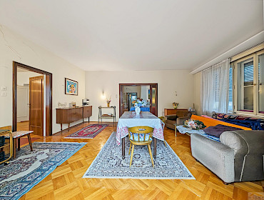 spacious living room
