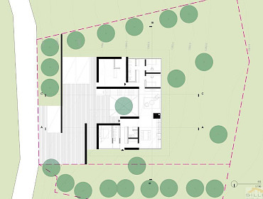 Grundriss der Variante A Grundriss der Variante A