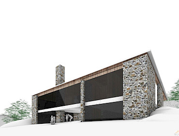 Modell der Variante A - Vereinigung von Tradition und Moderne
