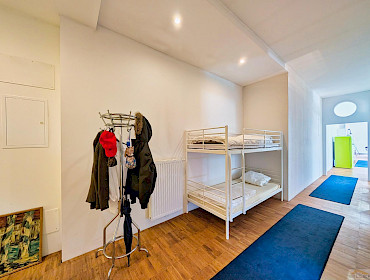 Flur mit Stockbett