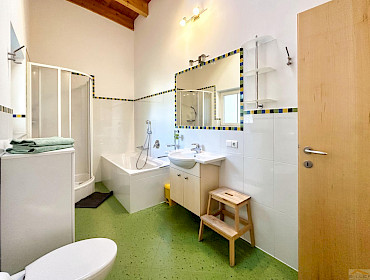 Bagno completamente attrezzato