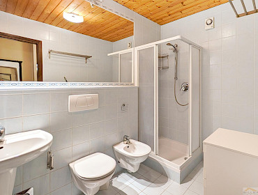 Badezimmer mit Dusche und Bidet
