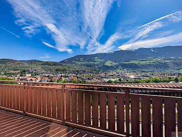 balcone esposto a est con vista