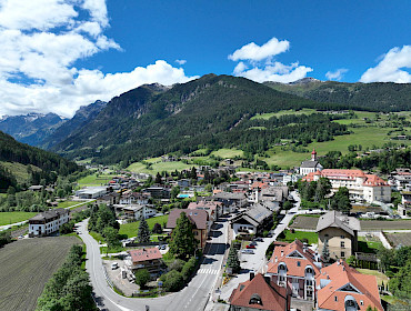 Panorama-Ansicht über Gossensass