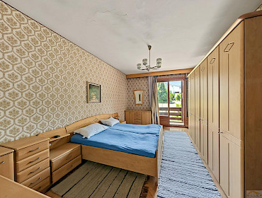 bedroom with access to the balcony