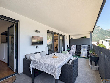grosser Balkon