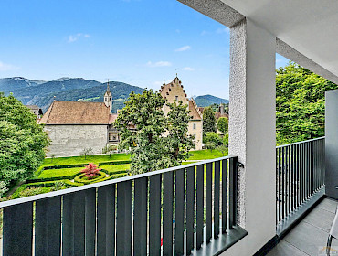 Ausblick vom Balkon